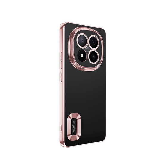 Redmi Note 14 Pro Plus Kılıf Köşeleri Renkli Şeffaf Kamera Korumalı Silikon Luxury Kapak