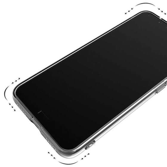 Huawei P40 Lite Kılıf 3D Kamera Korumalı İnce Sararmaz Şeffaf