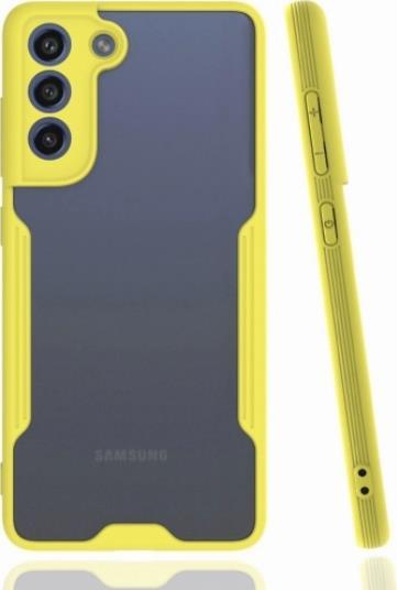 Galaxy S21 FE Kılıf Kamera Korumalı Arkası Şeffaf Silikon