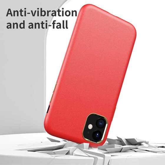 Apple iPhone 11 Kılıf Natura Deri Lüx Soft