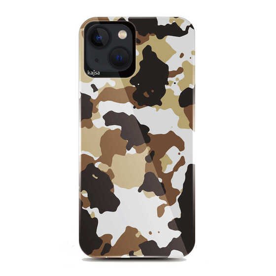 Apple iPhone 13 Kılıf Asker Desenli Kajsa Camo Kapak