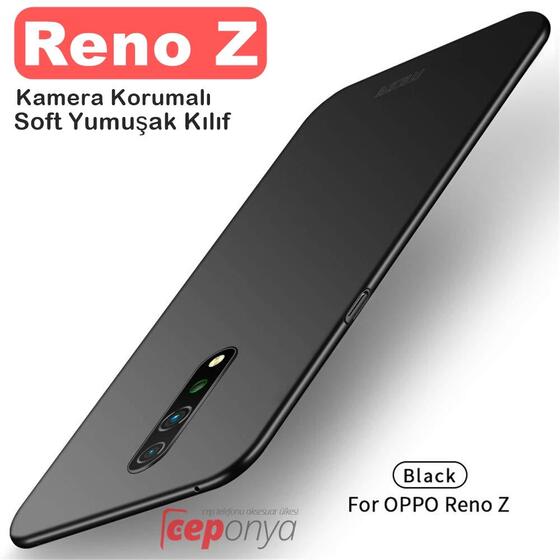 Oppo Reno Z Kamera Korumalı Kaliteli Soft Silikon Kılıf