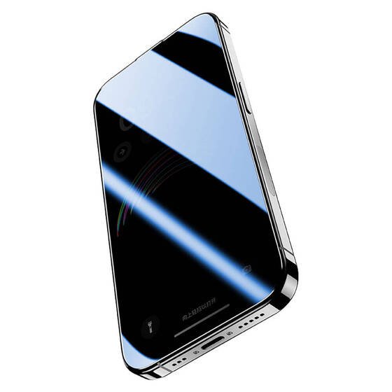 iPhone 15 Plus Uyumlu Benks V Pro Ultra Shield Privacy 0.3mm Ekran Koruyucu Kolay Uygulama Aparatlı