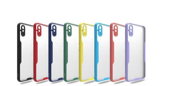 Xiaomi Redmi 9A Kılıf Kamera Korumalı Arkası Şeffaf Silikon