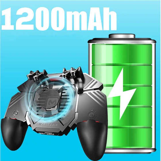 ​​1200 Mah Powerbankli Fanlı 4 Tetik Mobil Oyun Aparatı - Pubg