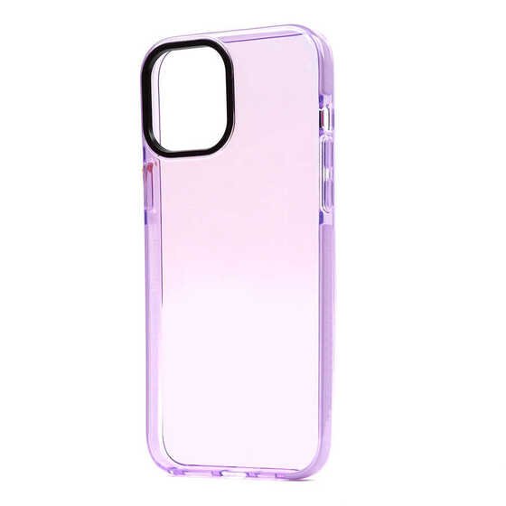 iPhone 12/12 Pro Kılıf Şeffaf Soft Kenar Tırtıklı Tasarım Silikon