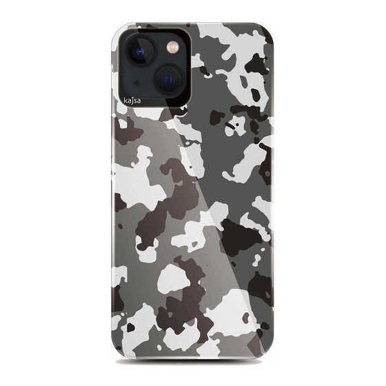 Apple iPhone 13 Kılıf Asker Desenli Kajsa Camo Kapak