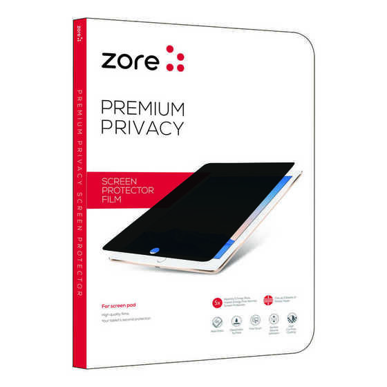 iPad 7 10.2 Privacy Hayalet Tablet Temperli Cam Ekran Koruyucu