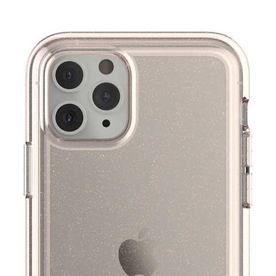 Apple iPhone 11 Pro Simli Şeffaf UR Vogue Kapak