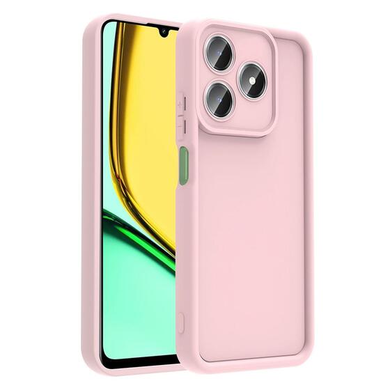 Realme C63 Kılıf Kamera Korumalı Ananas Silikon Kapak