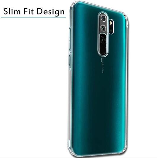 Xiaomi Redmi Note 8 Pro 3D Kamera Korumalı İnce Şeffaf Kılıf