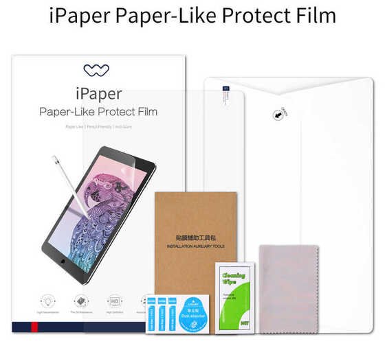 Apple iPad Mini 5 Wiwu Ekran Koruyucu Kağıt Hissi iPaper-Like Ekran Filmi