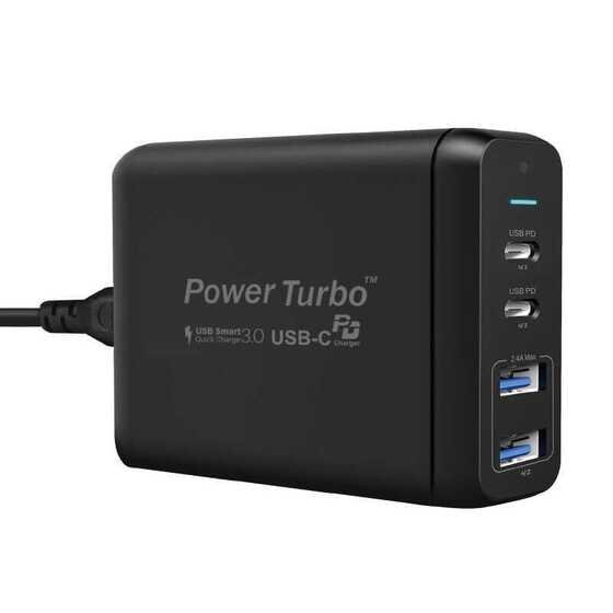 Wiwu PD Power Turbo TX-MU520C-S USB / PD Power Turbo Şarj Adaptörü QC 3.0 60W Yüksek Hızlı Şarj