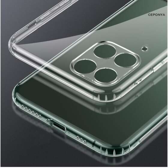 iPhone X/XS 3D Max. Kamera Korumalı İnce Esnek Şeffaf Kılıf