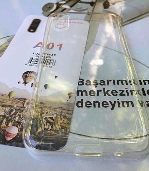 Galaxy A01 3D Maximum Kamera Korumalı İnce Esnek Şeffaf Kılıf