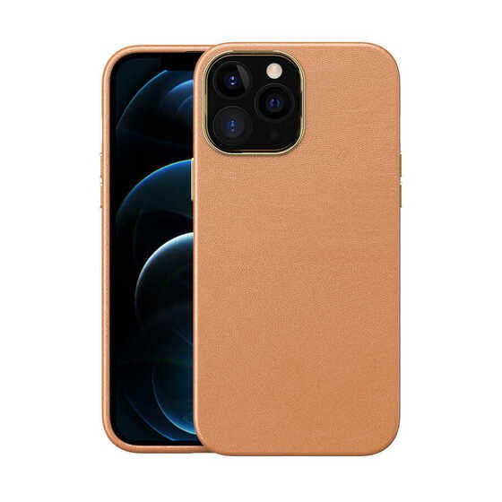 Apple iPhone 13 Pro Max Kılıf Natura Deri Lüx Soft