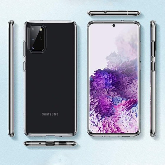 Galaxy S20 Plus İnce Esnek Şeffaf Süper Silikon Kılıf