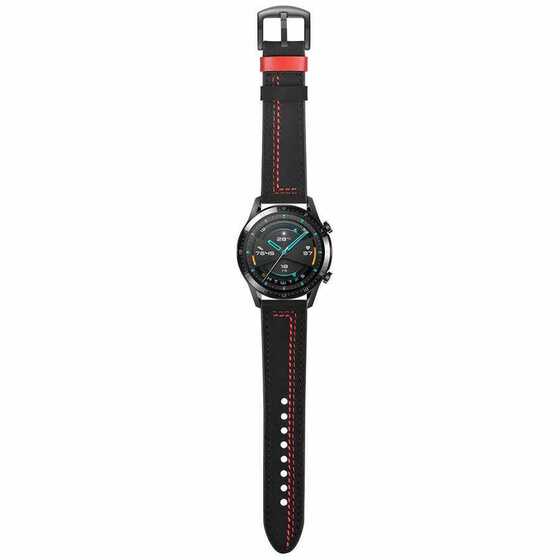 Gear S2 (20mm) KRD-19 Dikişli Deri Tasarım Kordon