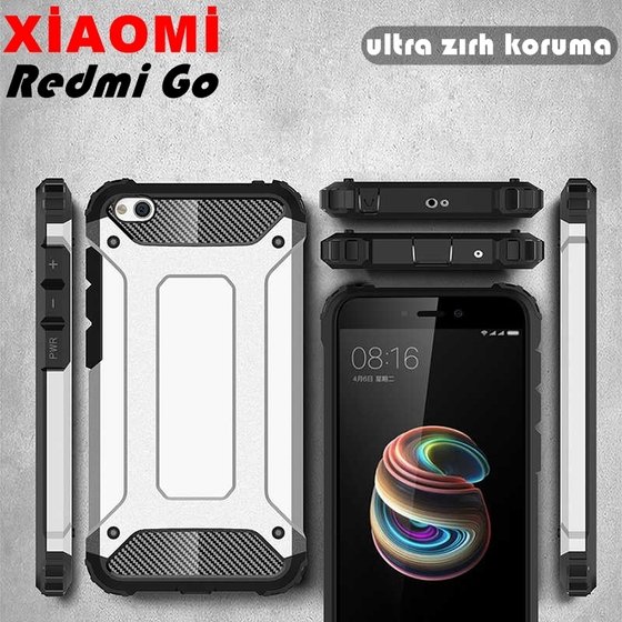 Xiaomi Redmi Go Armor Hyrbit Zırh Kılıf