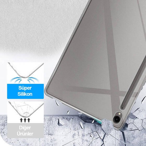 Galaxy Tab S10 Kılıf Zore Tablet Süper Silikon Kapak