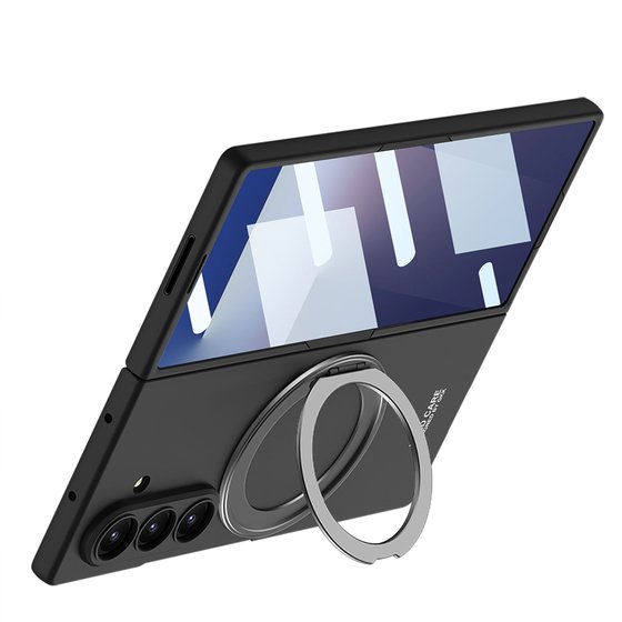 Galaxy Z Fold 7 Kılıf M-safe Şarj Özellikli Kıpta Yüzüklü Kamera Korumalı Kapak