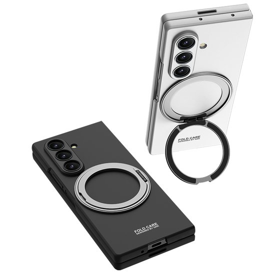 Galaxy Z Fold 7 Kılıf M-safe Şarj Özellikli Kıpta Yüzüklü Kamera Korumalı Kapak