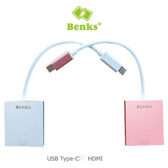 Benks Type-C to HDMI 4K Dönüştürücü Adaptör USB 3.1 10 Gbps