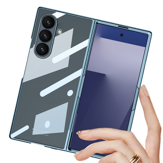 Galaxy Z Fold 7 Kılıf Full Camlı Kıpta Kapak