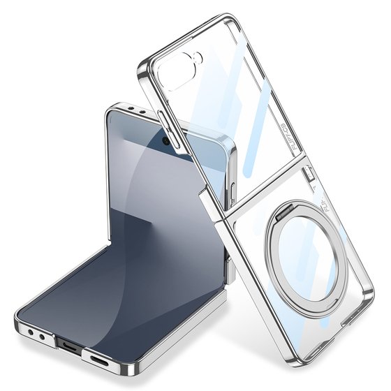 Galaxy Z Flip 7 M-safe Şarj Özellikli Kıpta KPT-02 Standlı Kapak