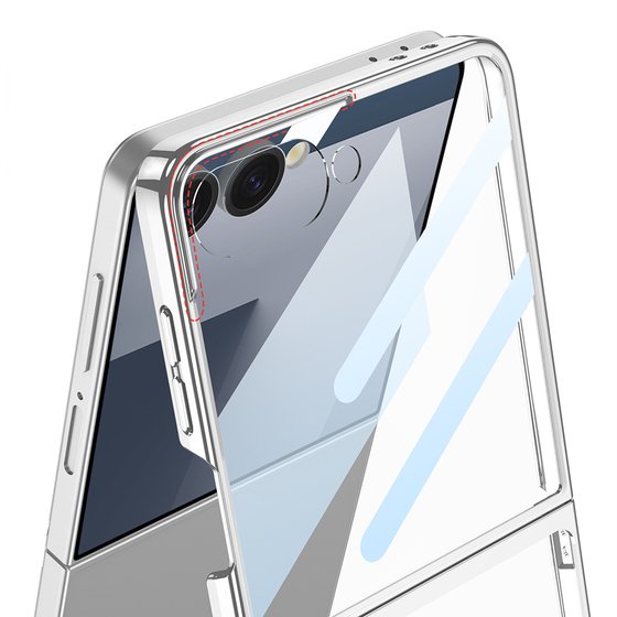 Galaxy Z Flip 7 M-safe Şarj Özellikli Kıpta KPT-02 Standlı Kapak