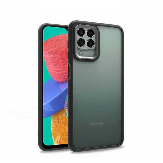 Galaxy M33 Kılıf Kamera Korumalı Mat Renkli Silikon