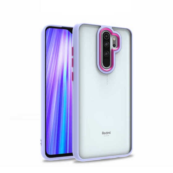 Xiaomi Redmi Note 8 Pro Kılıf Kamera Korumalı Mat Renkli Silikon