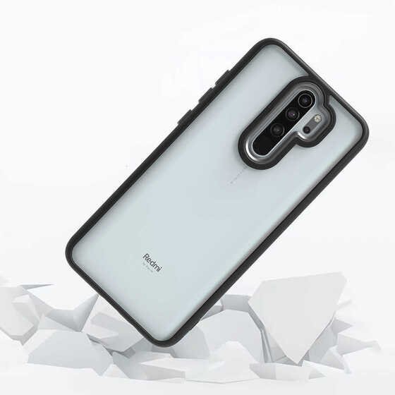 Xiaomi Redmi Note 8 Pro Kılıf Kamera Korumalı Mat Renkli Silikon