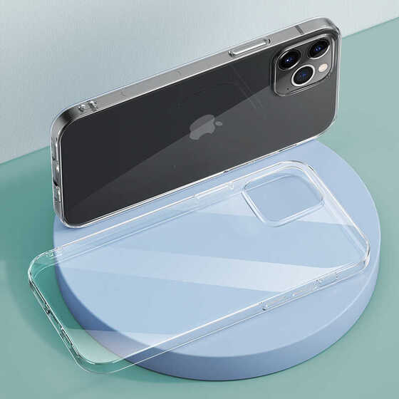 Apple iPhone 12 Pro Max Kılıf Benks Transparent Kapak