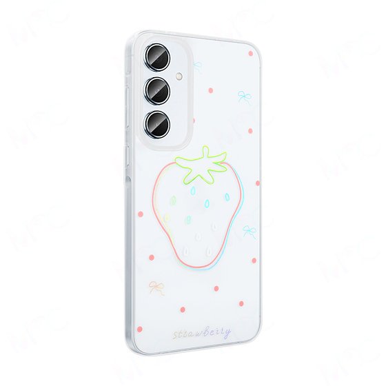 Galaxy S24 FE Kılıf Şeffaf Desenli Figürlü Folk Sert Kapak