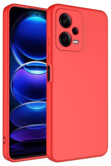 Xiaomi Redmi Note 12 5G Kılıf Lansman Tasarım İç Yüzeyi Kadife Silikon