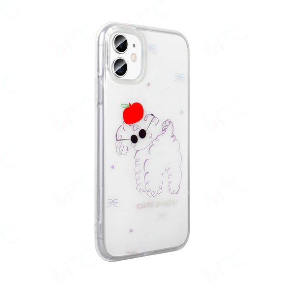 iPhone 11 Kılıf Şeffaf Desenli Figürlü Folk Sert Kapak