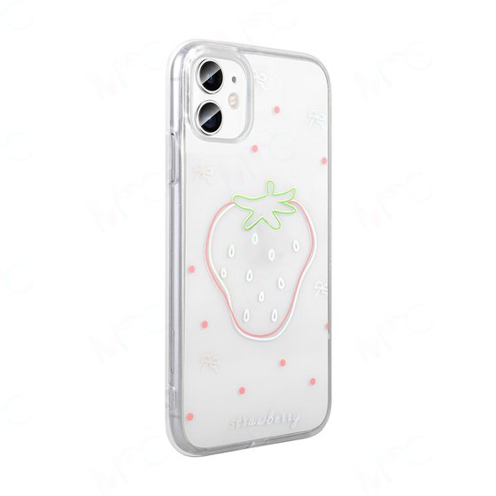iPhone 11 Kılıf Şeffaf Desenli Figürlü Folk Sert Kapak