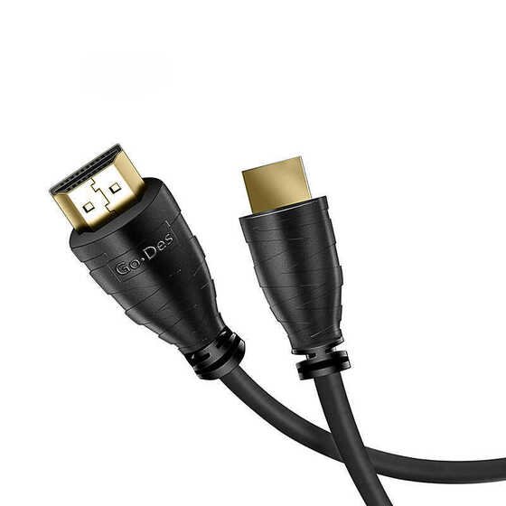 Go Des GD-HM801 4K HDMI Kablo 150 cm Güçlü İletken Altın Kaplama Uçlar