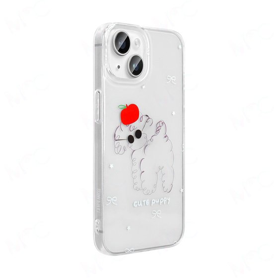 iPhone 13 Kılıf Şeffaf Desenli Figürlü Folk Sert Kapak