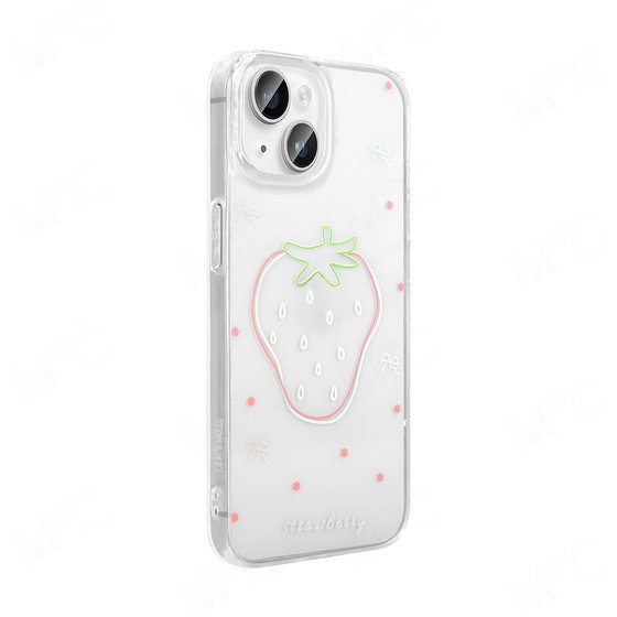 iPhone 14 Kılıf Şeffaf Desenli Figürlü Folk Sert Kapak