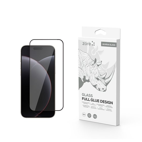 iPhone 17 Pro Tam Kaplayan Premium Cam Ekran Koruyucu