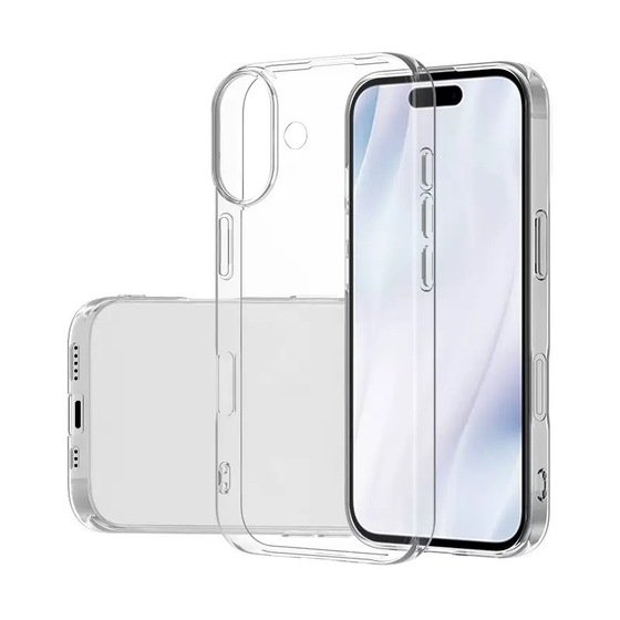 iPhone 17 Kılıf İnce ve Esnek Şeffaf Süper Silikon