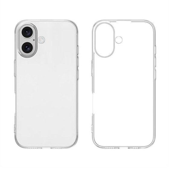 iPhone 17 Kılıf İnce ve Esnek Şeffaf Süper Silikon