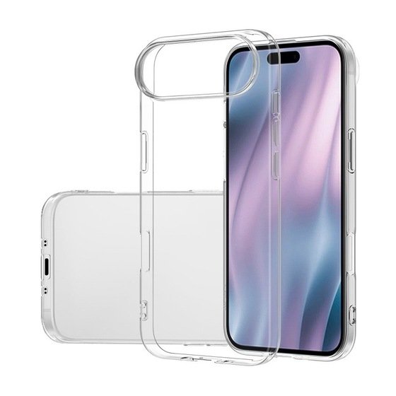 iPhone 17 Air Kılıf İnce ve Esnek Şeffaf Süper Silikon