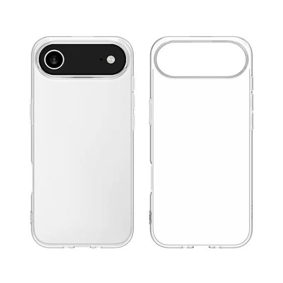 iPhone 17 Air Kılıf İnce ve Esnek Şeffaf Süper Silikon