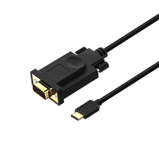 Qgeem QG-UA17 Type-C To VGA Kablo 3M