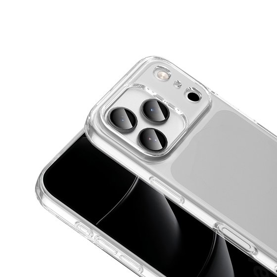 iPhone 17 Pro Max Kılıf İnce ve Esnek Şeffaf Süper Silikon