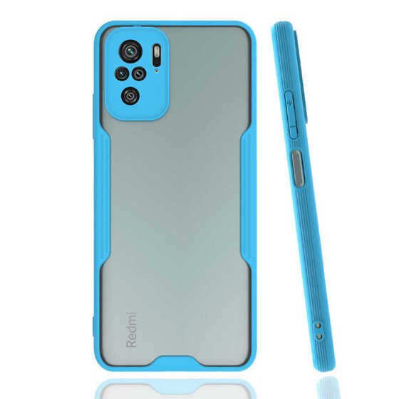 Xiaomi Redmi Note 10 Kılıf Kamera Korumalı Arkası Şeffaf Silikon