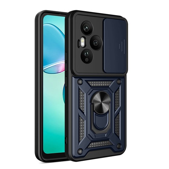 Honor 400 Pro Kılıf Magnetik Standlı Kamera Korumalı Sürgülü Vega Kapak
